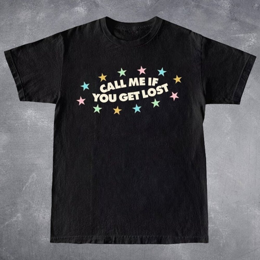 Call Me If You Get Lost Graphic Short Sleeve Unisex T-Shirt